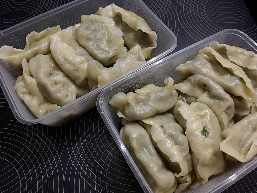 C19韭菜猪肉水饺